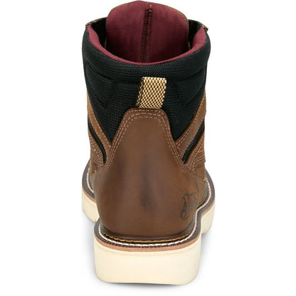 Justin Bristol Brown 6" Waterproof Boot