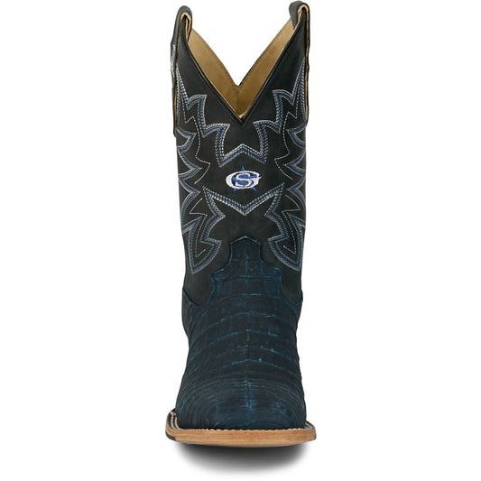 Justin George Strait San Antone 11" Dusty Blue Caiman