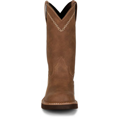Justin Lillie 10" Brown Western Boot