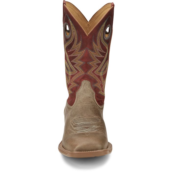 Justin Pickett 11" Griege Grey Western Boot