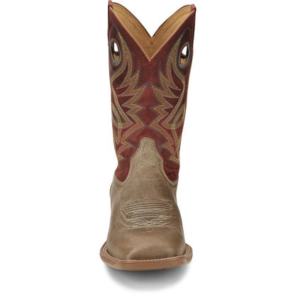 Justin Pickett 11" Griege Grey Western Boot