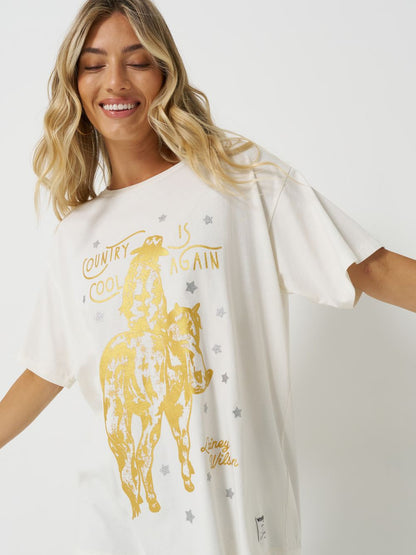 Wrangler X Lainey Wilson Country Is Cool Again Oversized Tee