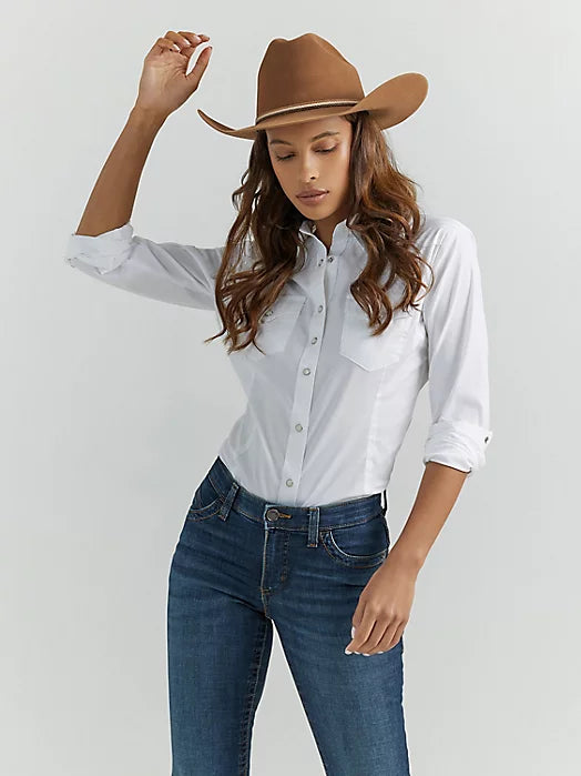 WRANGLER WHITE ONE POINT FRONT AND BACK YOKES SOLID TOP