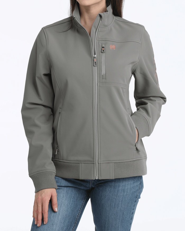 Cinch Women's Grey Bonded Jacket