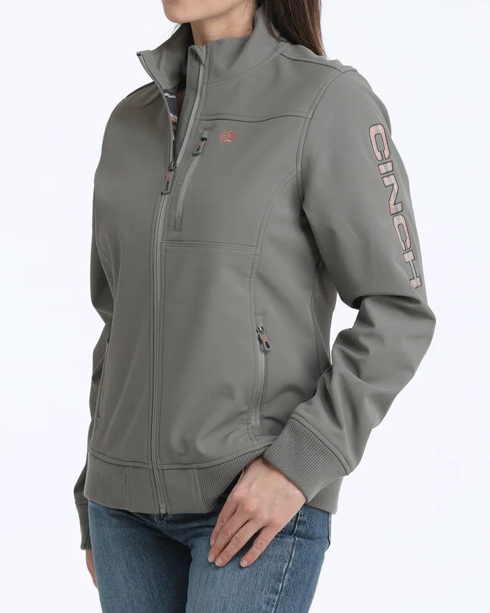 Cinch Women's Grey Bonded Jacket