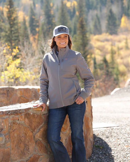 Cinch Women's Grey Bonded Jacket