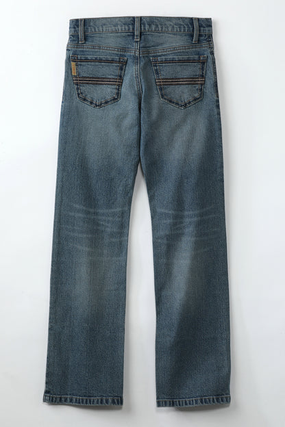Cinch Boys' Mid Rise Relaxed Fit Boot Cut Jeans