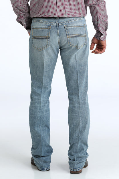 Cinch Men's Ian Slim Medium Stonewash Jeans