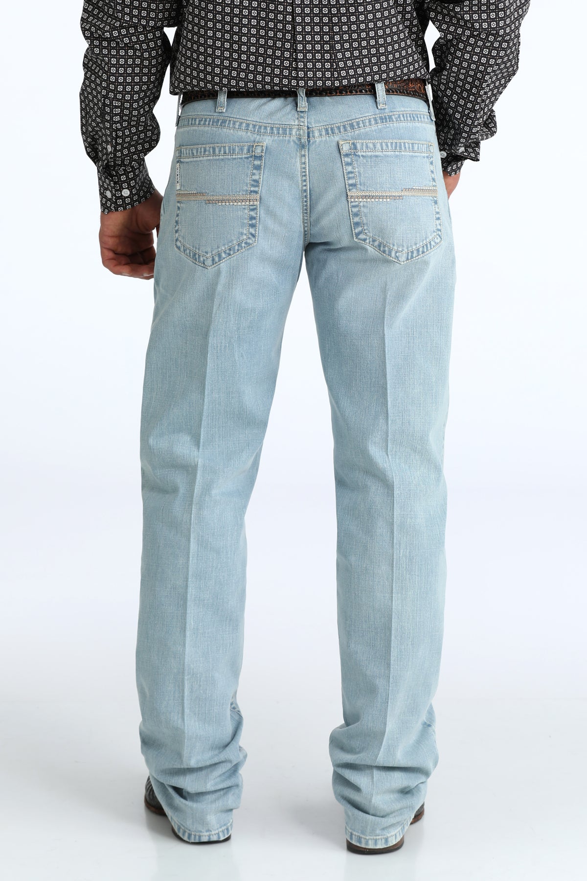 Cinch White Label Light Stone Wash Straight Leg Jeans