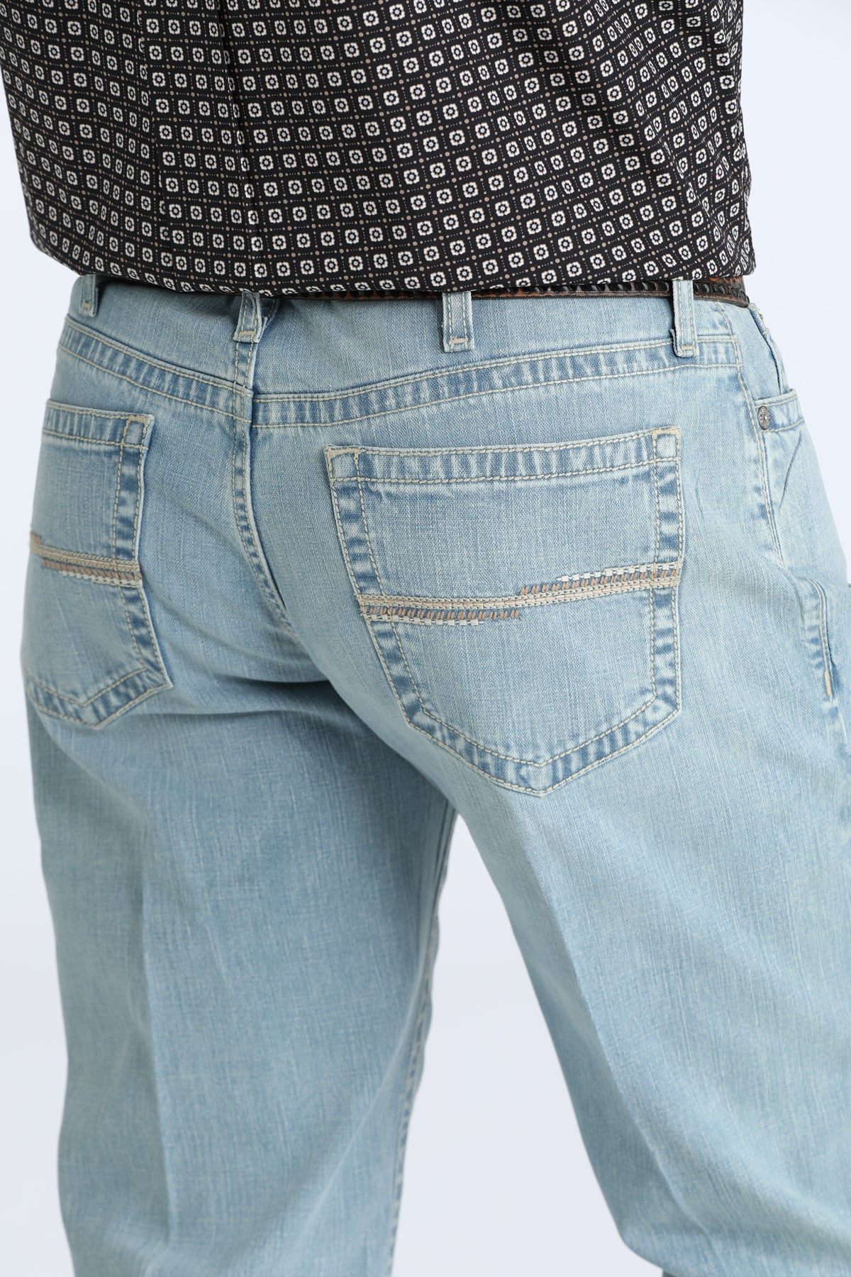 Cinch White Label Light Stone Wash Straight Leg Jeans