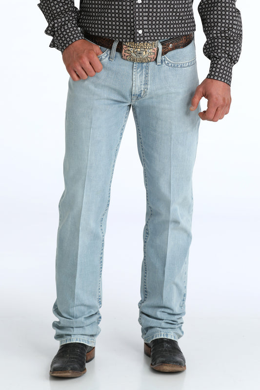 Cinch White Label Light Stone Wash Straight Leg Jeans