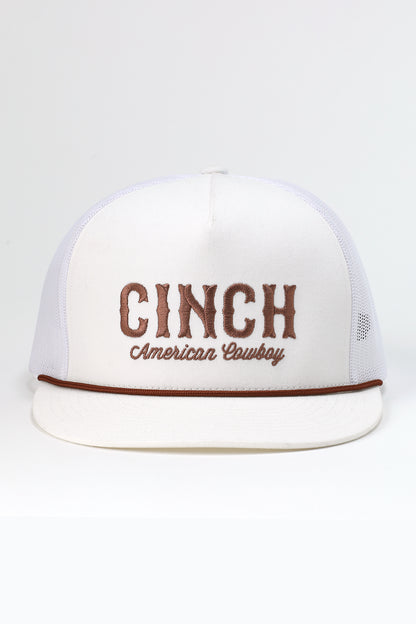 Cinch American Cowboy White Trucker Hat