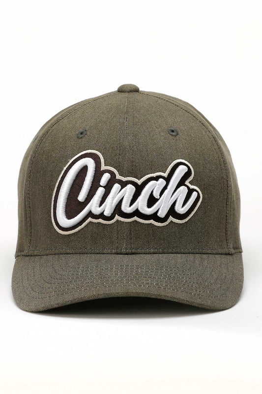 CINCH OLIVE GREEN FLEXFIT CAPS