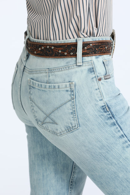 Cinch Ladies Lynden Light Stone Wash Denim Trouser Jeans