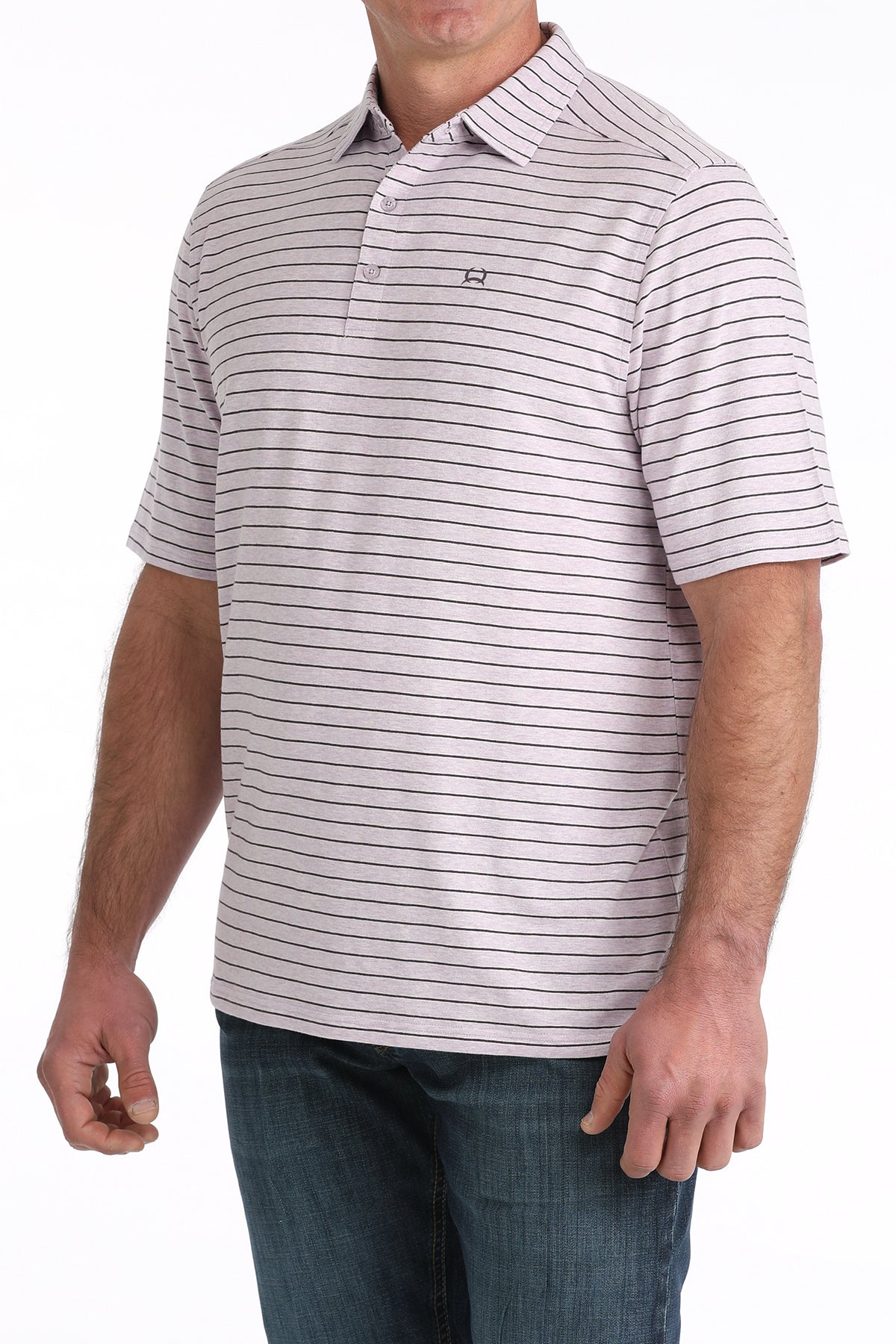 Cinch Men's Lilac Arenaflex Polo Shirt