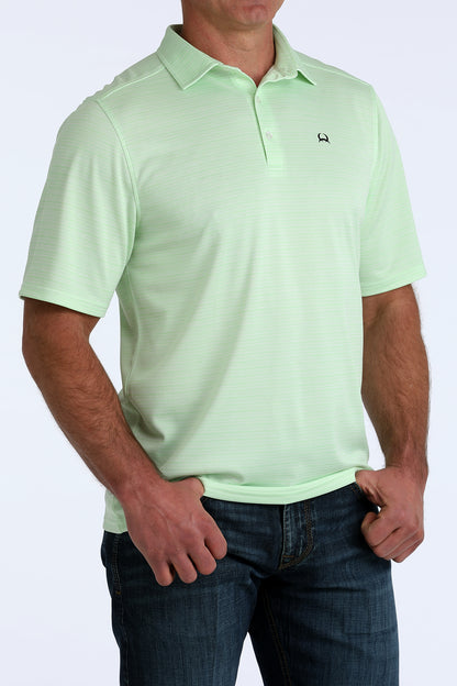 Cinch Men's Arenaflex Green Polo Shirt