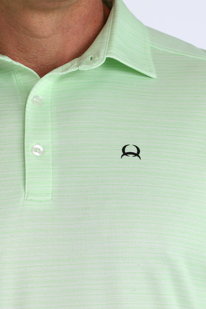 Cinch Men's Arenaflex Green Polo Shirt