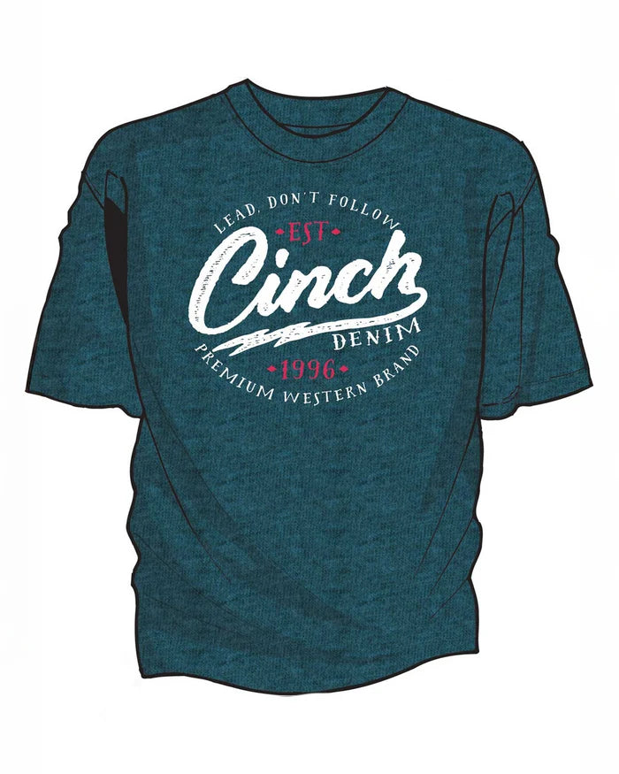 Cinch Men's Blue Lead Don't Follow T-Shirt
