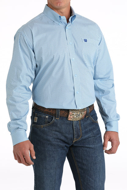 CINCH BLUE DIAMOND LONG SLEEVE SHIRT