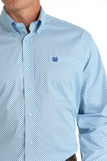 CINCH BLUE DIAMOND LONG SLEEVE SHIRT