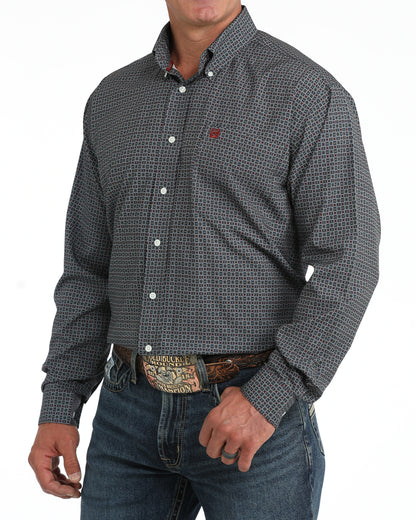 Cinch Teal ArenaFlex Long Sleeve Shirt