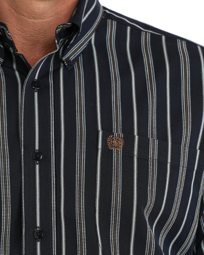Cinch Men's Navy Long Sleeve Shirt