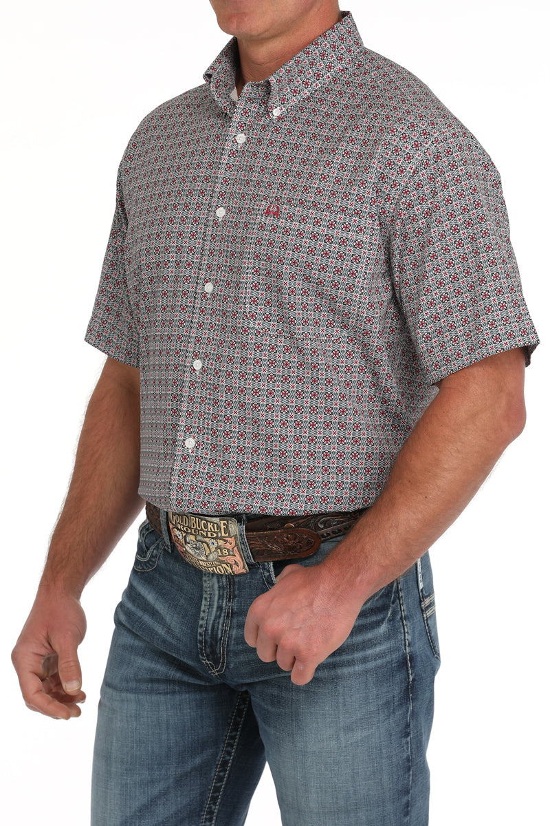 Cinch Arenaflex Mulberry Short Sleeve Shirt