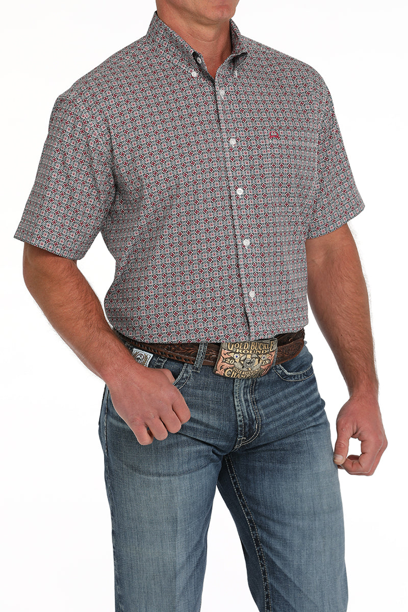 Cinch Arenaflex Mulberry Short Sleeve Shirt