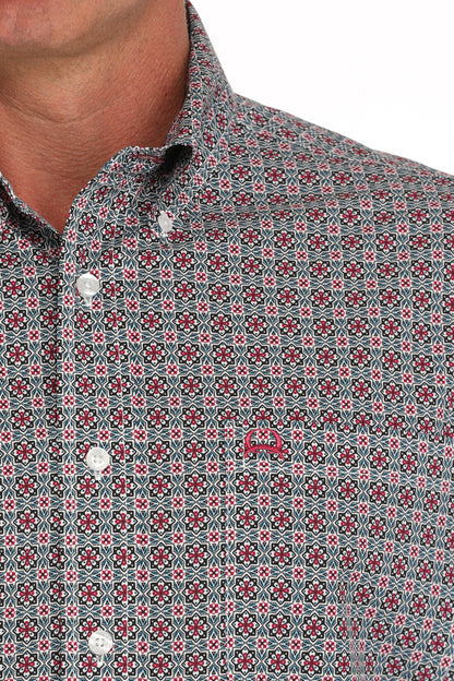 Cinch Arenaflex Mulberry Short Sleeve Shirt