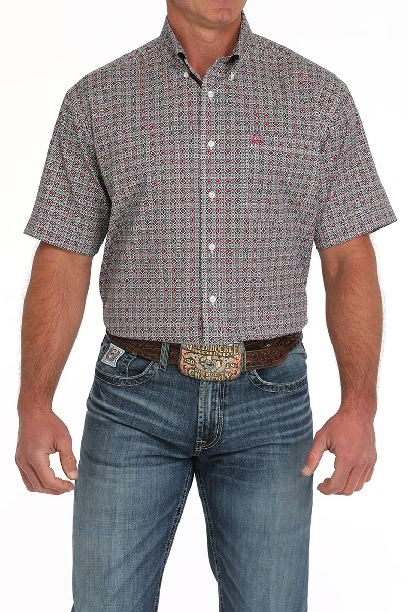 Cinch Arenaflex Mulberry Short Sleeve Shirt