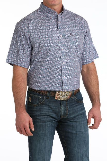 Cinch Men's Lilac ArenaFlex Short Sleeve Shirt