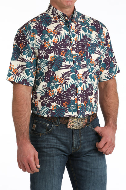 Cinch Men's Hawaiian ArenaFlex Short Sleeve Shirt
