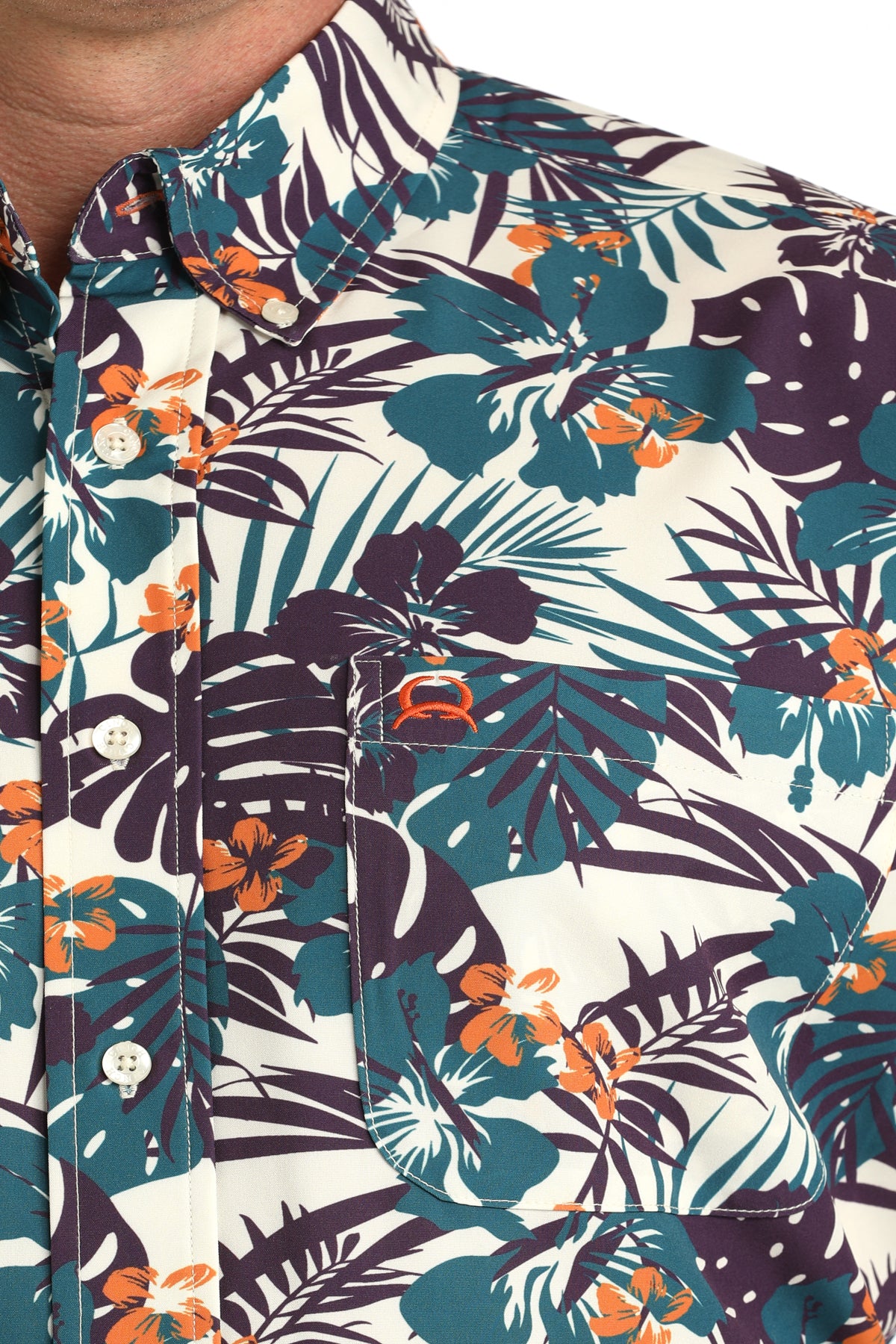 Cinch Men's Hawaiian ArenaFlex Short Sleeve Shirt