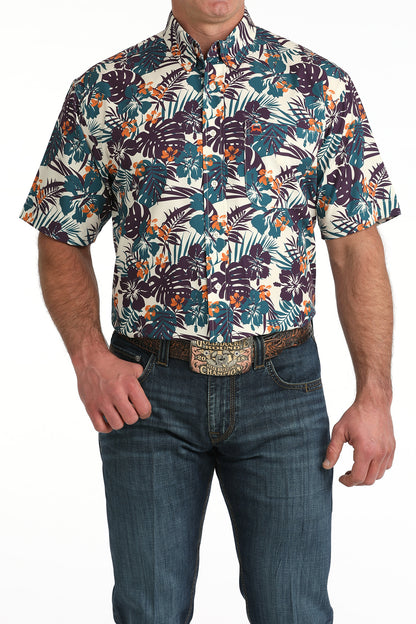 Cinch Men's Hawaiian ArenaFlex Short Sleeve Shirt