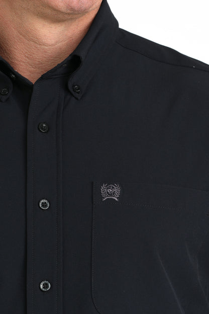 Cinch Men's Black Arenaflex Long Sleeve Shirt
