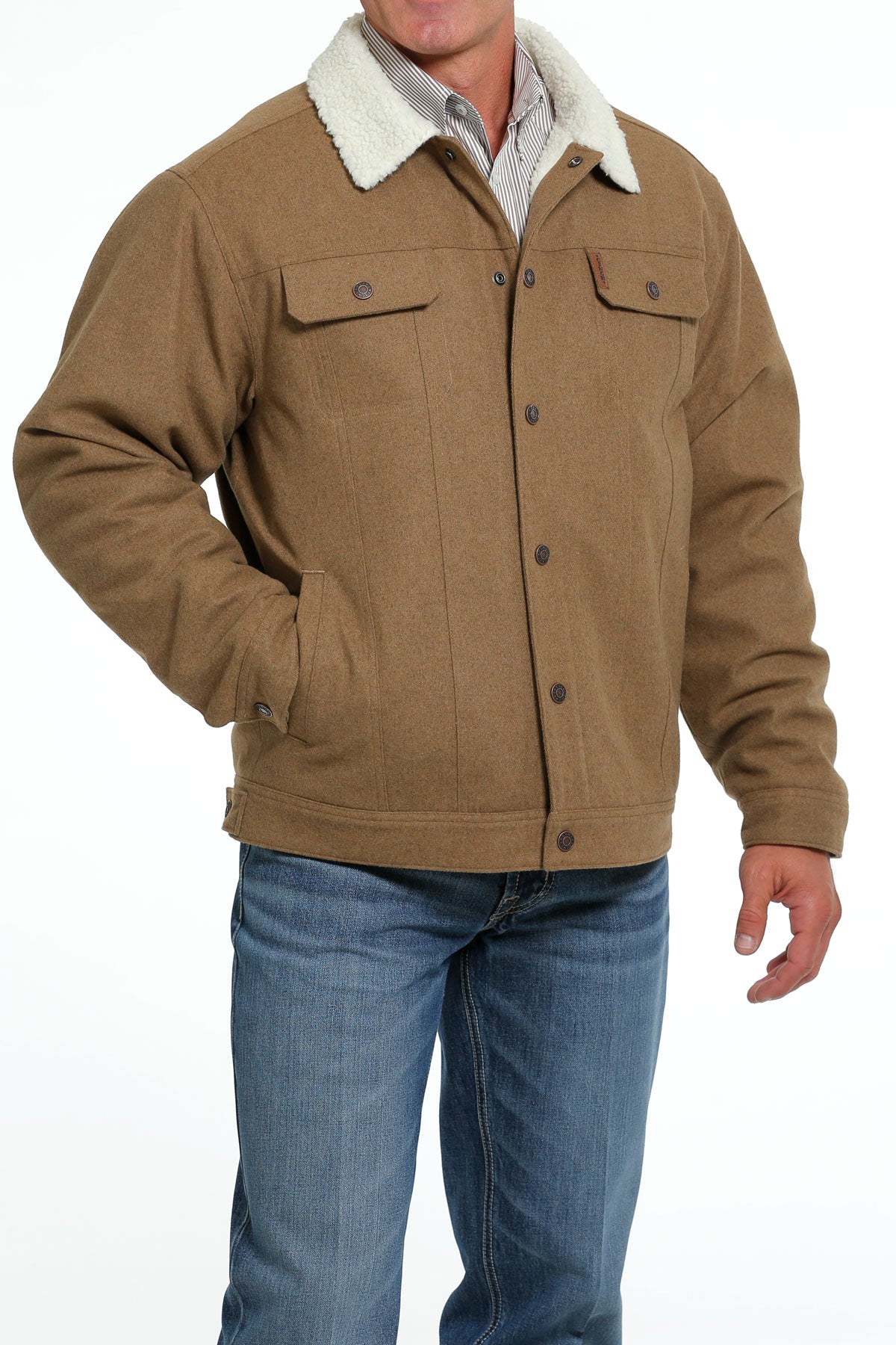 CINCH CONCEALED CARRY BROWN TRUCKET JACKET
