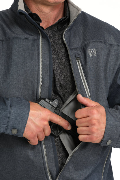 Cinch Navy Denim Concealed Carry Bonded Jacket