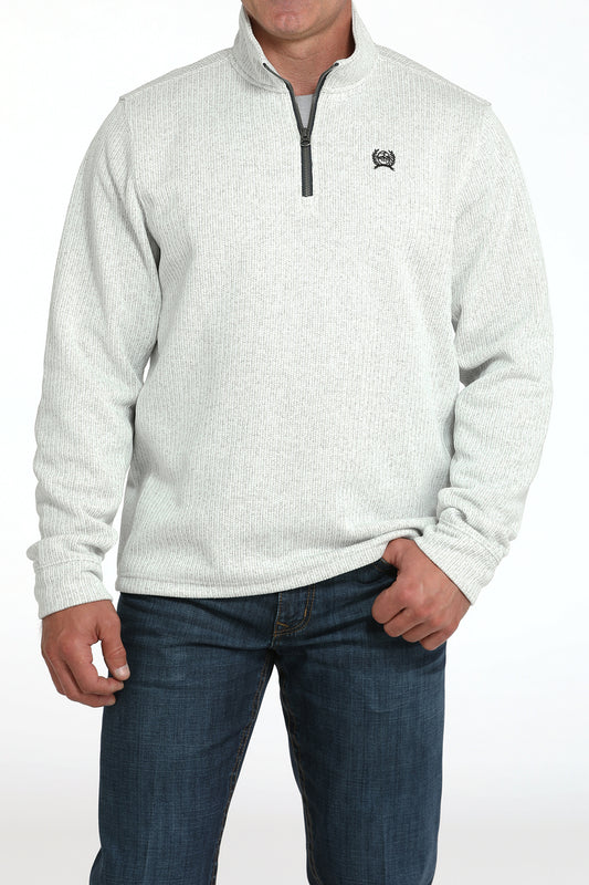 Cinch Men's Light Grey Pullover