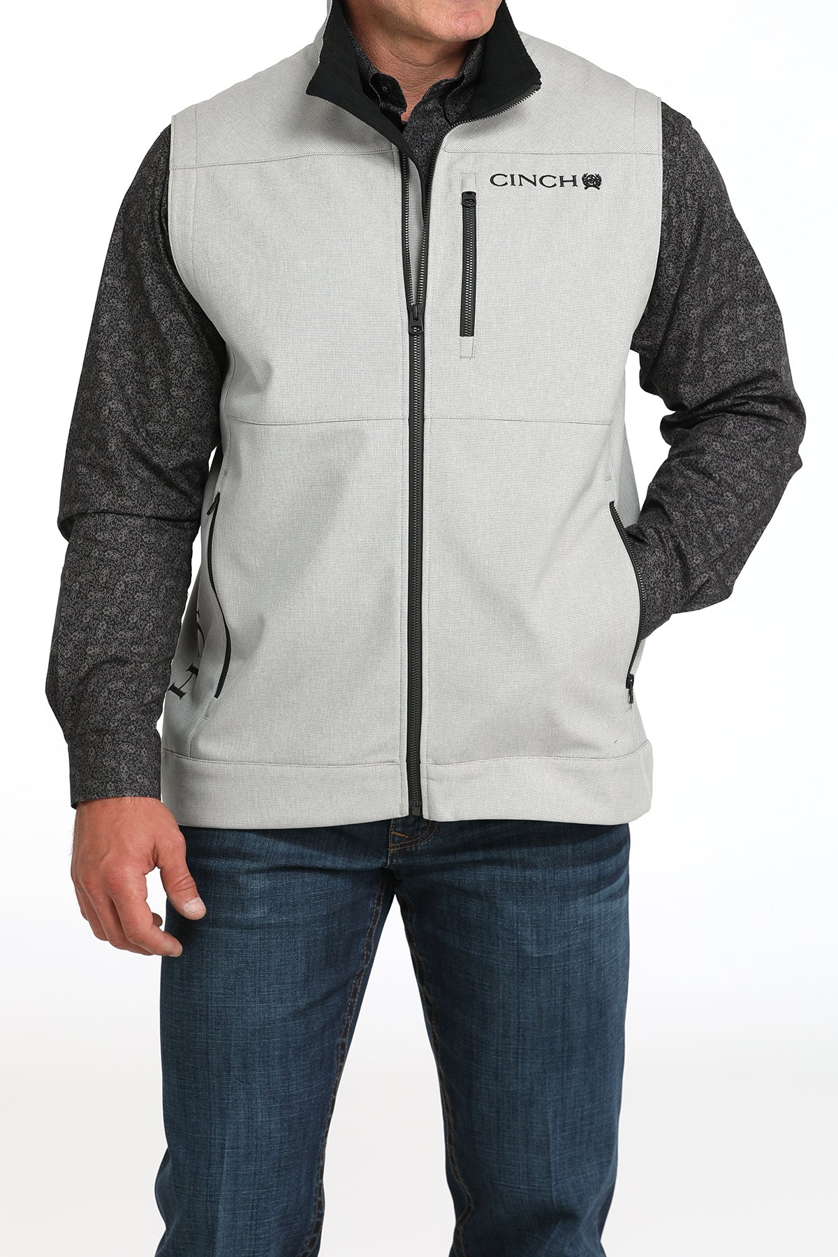 Cinch Grey Bonded Vest