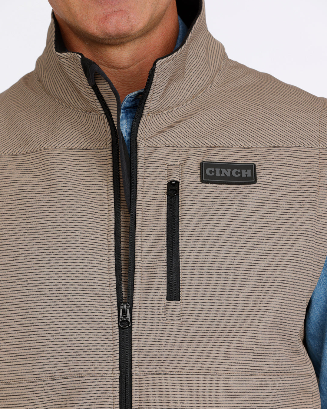 Cinch Men's Tan Conceal Carry Bonded Vest