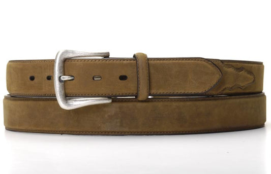 Nocona Men's Medium Brown Distressed Big & Large Belt