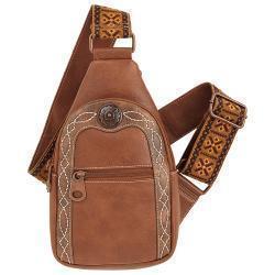 Nocona Ivy Tan Ladies Sling Crossbody