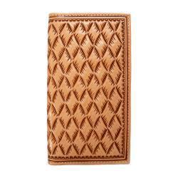 Nocona Tan Diamond Raise Rodeo Wallet
