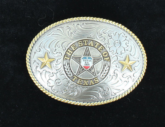 Nocona State of Texas Buckle