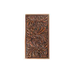 Nocona Floral Embossed Rodeo Wallet