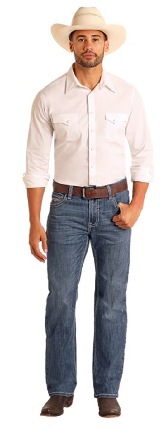 ROCK & ROLL DOUBLE BARREL MEDIUM VINTAGE STRAIGHT LEG JEAN