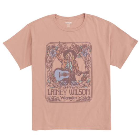 WRANGLER MISTY ROSE LAINEY WILSON GRAPHIC TEE