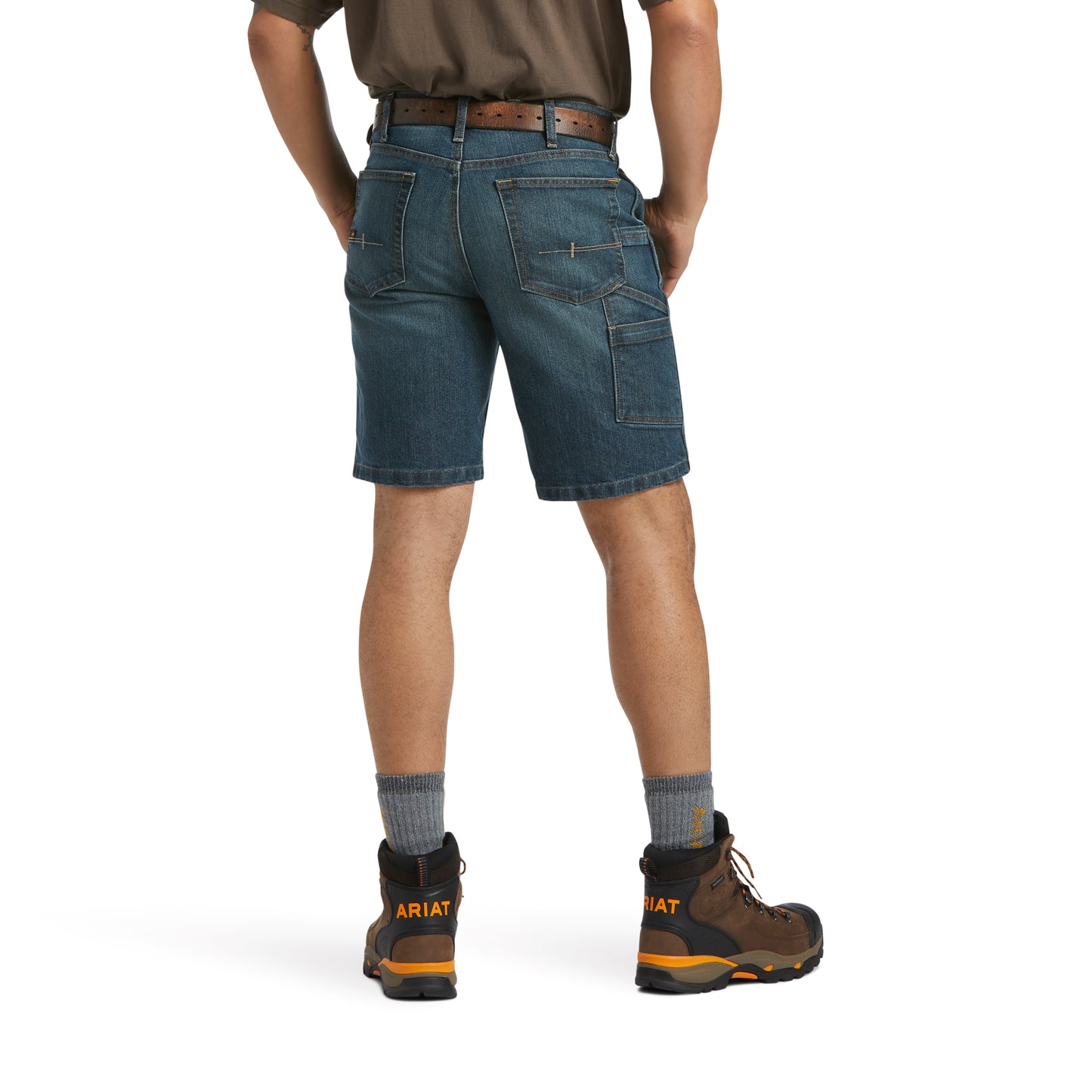 Ariat Rebar DuraStretch Phantom Wash Denim Utility Short