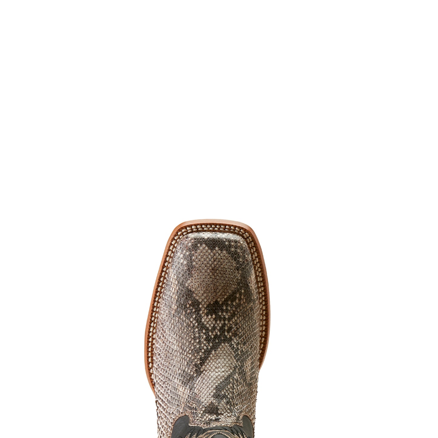 ARIAT TAN PYTHON|ANCIENT BLACK DRY GULCH COWBOY BOOT