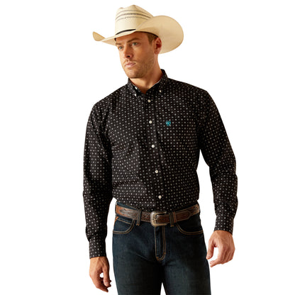 Ariat Wrinkle Free Seth Black Classic Fit Shirt